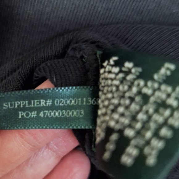 Lauren Ralph Lauren Womens Black Crew Neck T-Shirt Short Sleeve 100% Cotton 2XL - Picture 10 of 12